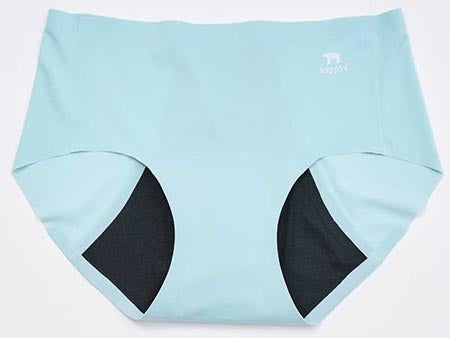kippis FEMTECH SHORTS 下着メーカーと考えた吸水サニタリーケアショーツ Scandinavian sky BLUE