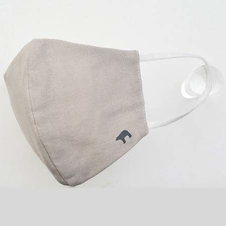 kippis×DR.C 医薬 医師とタオル職人が考えたCOOLガーゼマスクBOOK ＜無地グレー＞ふつうサイズ