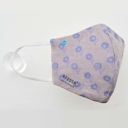 kippis×DR.C 医薬 医師とタオル職人が考えたCOOLガーゼマスクBOOK 宝島チャンネル限定デザイン＜ピックイネン ブルー＞小さめサイズ