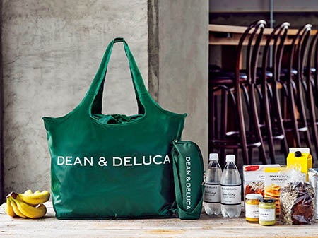 『ＧＬＯＷ』2022年8月号付録 DEAN & DELUCA レジかご買物バッグ＋保冷ボトルホルダー
