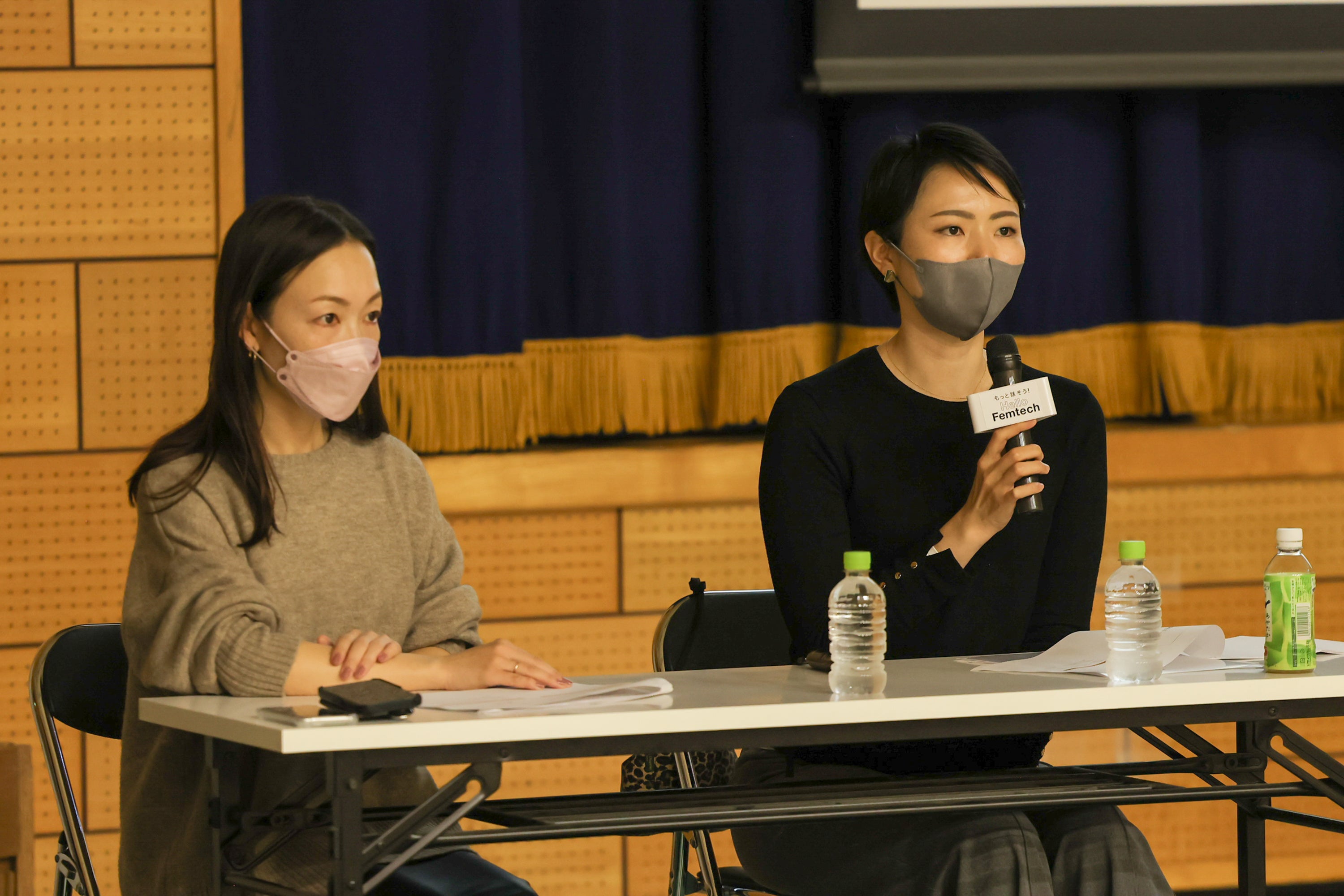 左=『SPRiNG』編集長 丸山、右=竹元先生