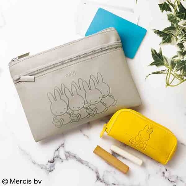 ミッフィー 2層式貴重品ポーチ&印鑑ケース2点セット 『InRed』2023年2月号増刊付録/1280円(税込)