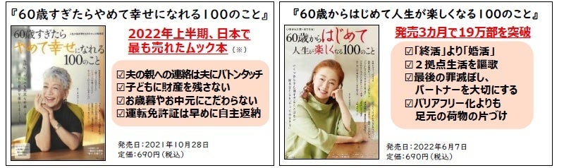累計160万部突破！】「60歳・100のこと」シリーズ最新刊は “ご
