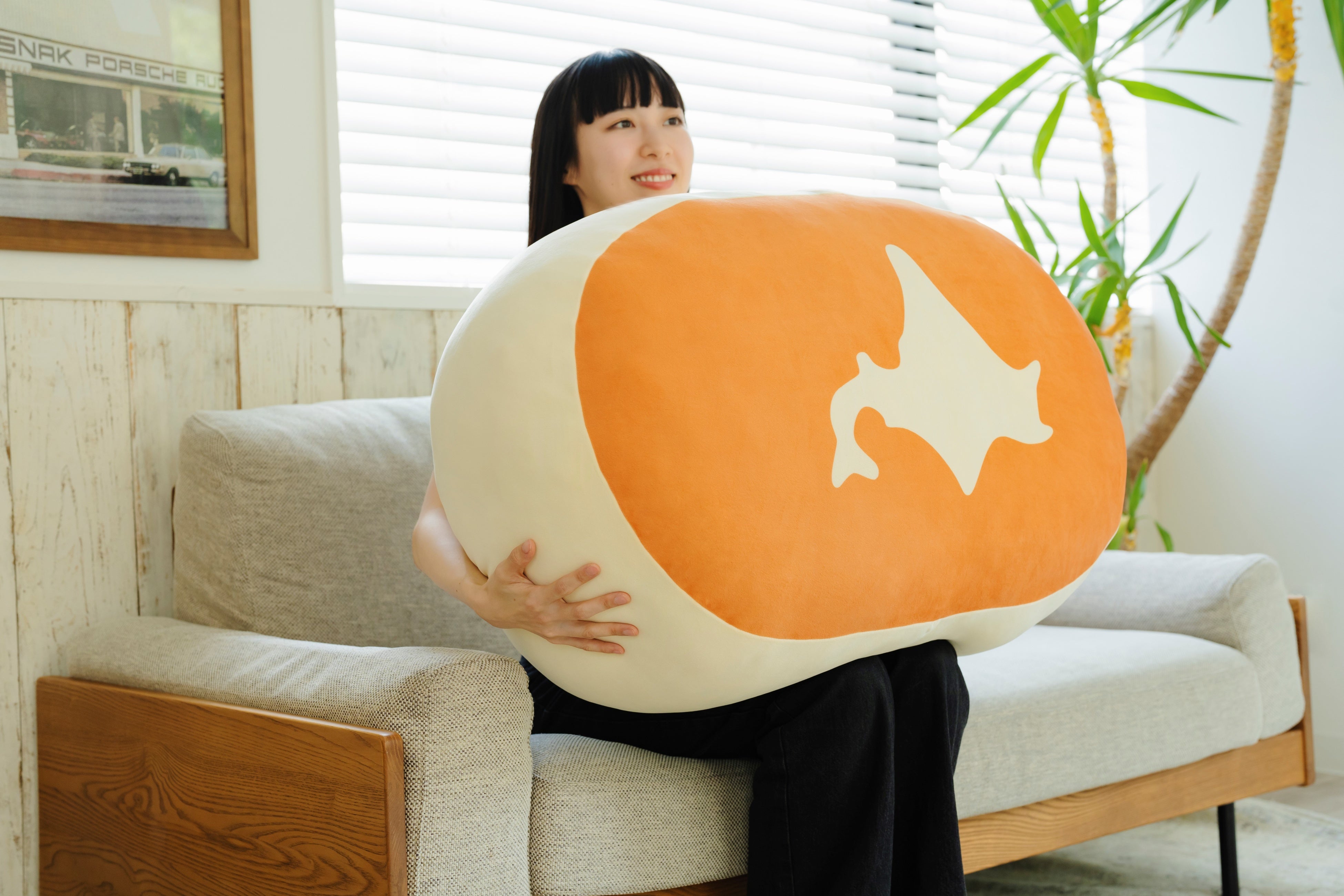 【２個セット】チーズ蒸しケーキ　ぬいぐるみクッション 新品 北海道チーズ蒸しケーキFAN BOOK 2個セット ぬいぐるみ