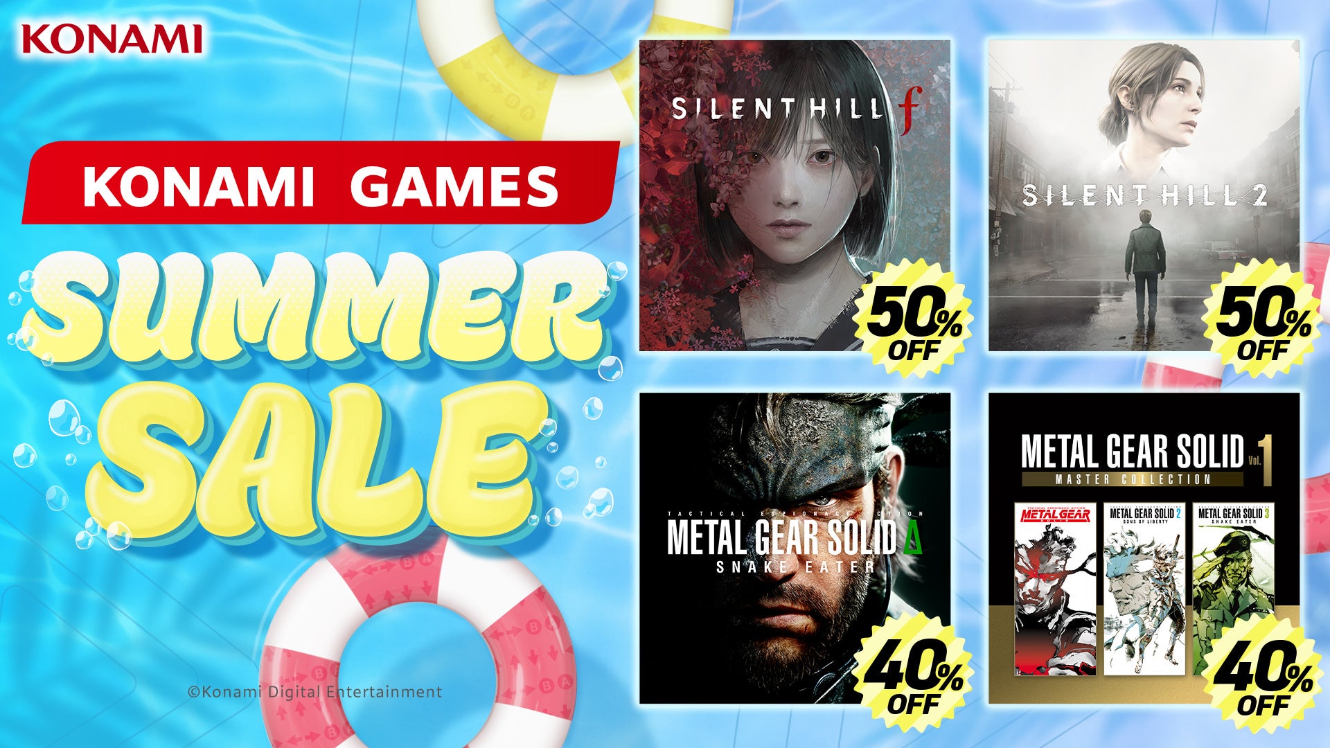 【最大50%OFF】コナミ人気作がSteamサマーセールでお得に！7/10まで