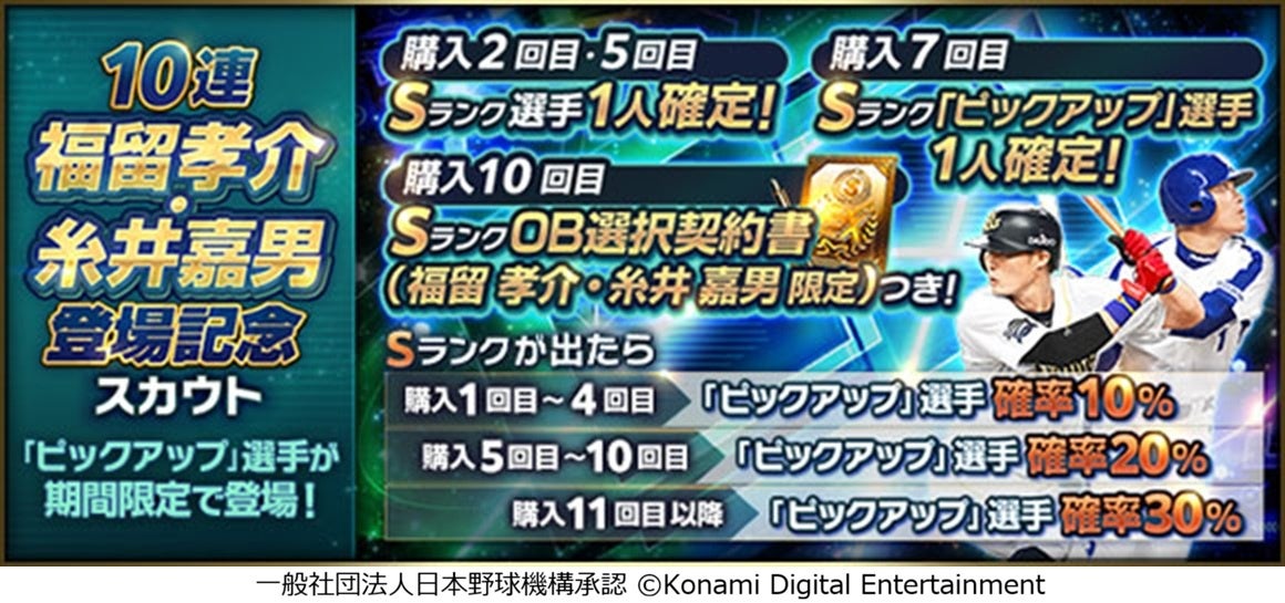福留＆糸井、自らの能力に物申す！『プロスピA』で新能力＆フォーム再現