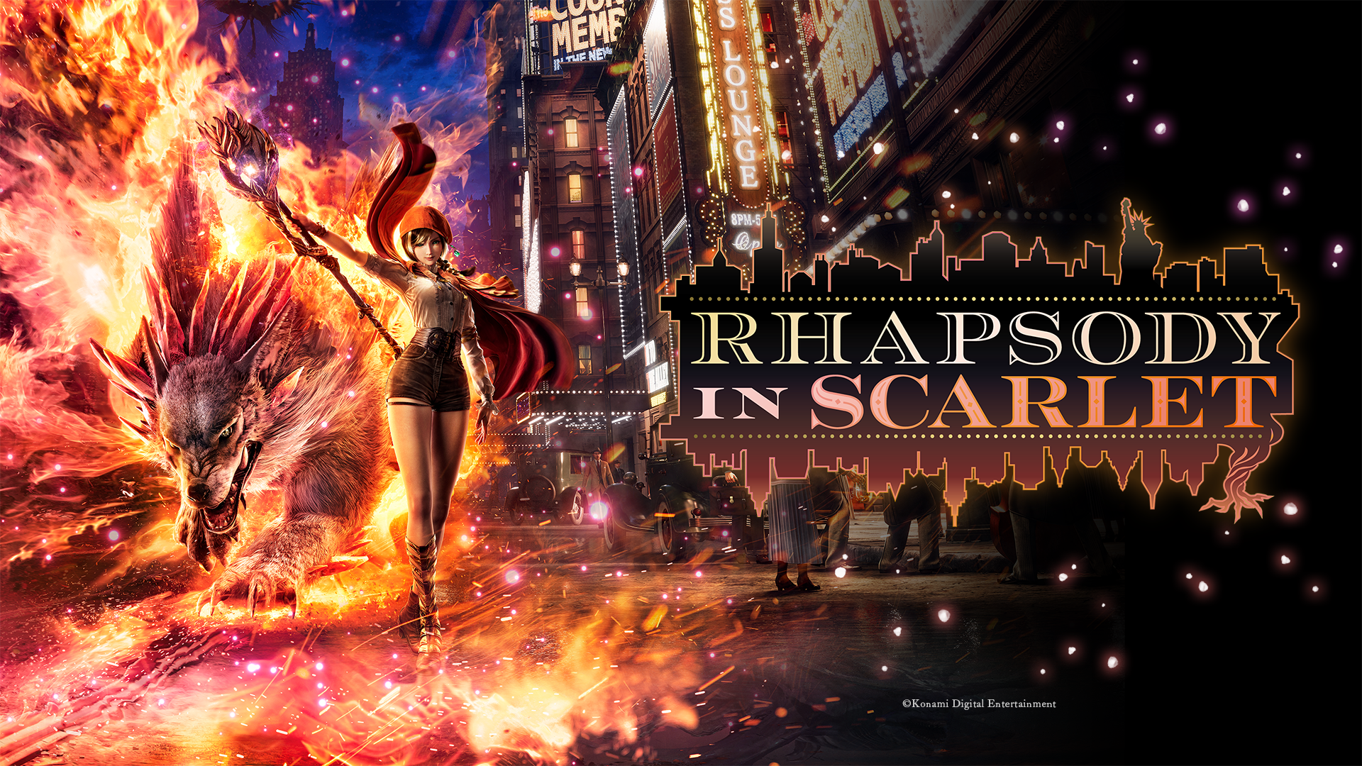 KONAMI新作『Rhapsody in Scarlet』発表！1920s NYで魔法とジャズのアクション体験