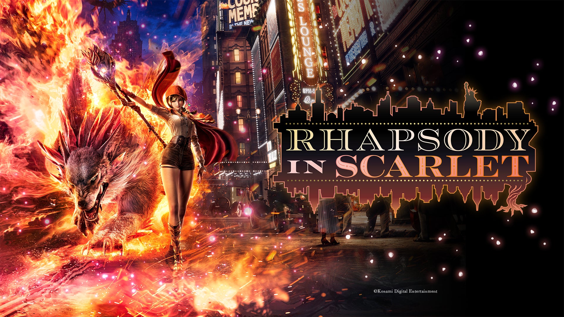 KONAMI新作『Rhapsody in Scarlet』発表!1920s NYで魔法とジャズのアクション体験 KONAMI新作『Rhapsody in Scarlet』発表!1920s NYで魔法とジャズのアクション体験