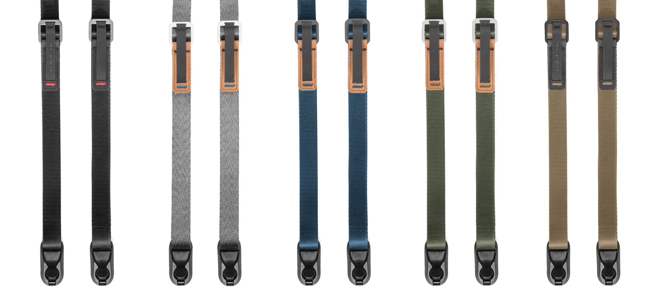 ＜左→右＞ブラック・アッシュ・ミッドナイト・セージ・コヨーテ