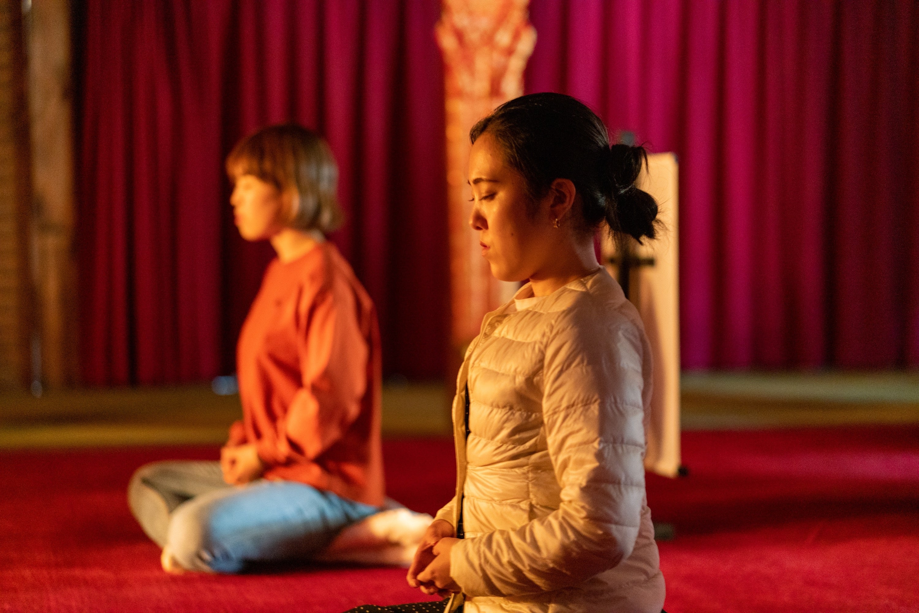 由緒正しいお寺で行う瞑想（メニュー③）