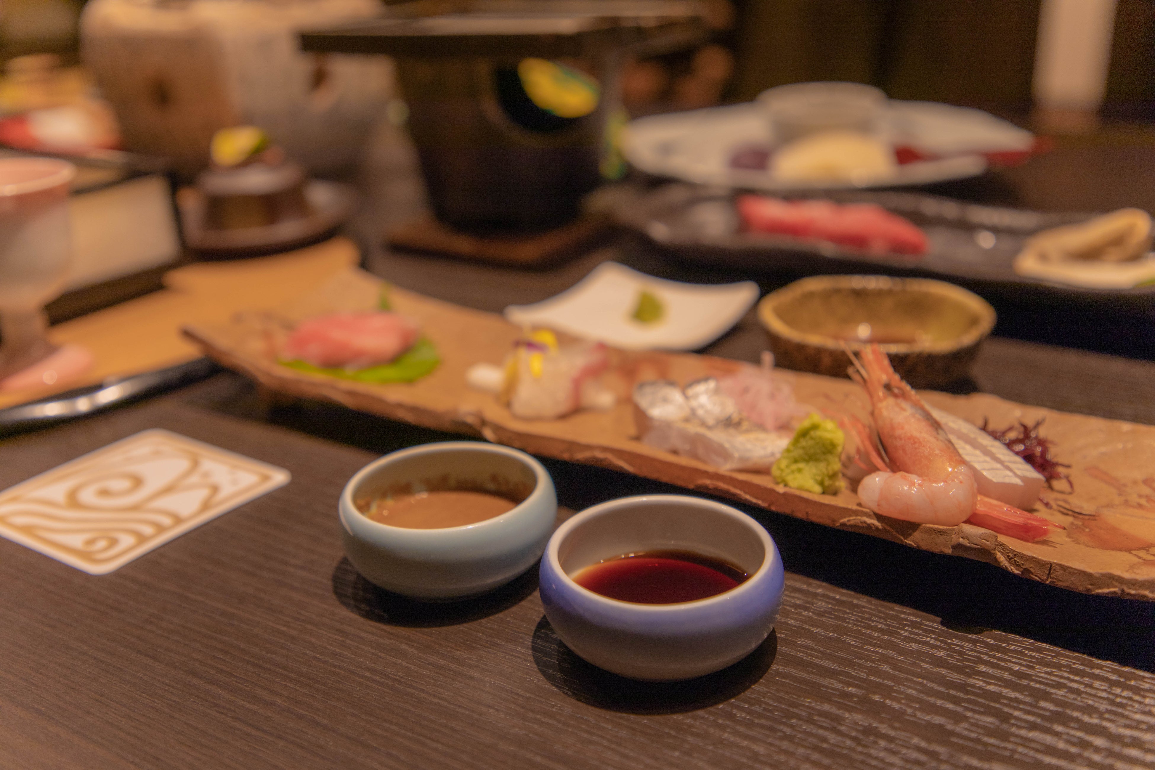 夕食は姫路の特産品が並びます（実際の内容とは異なる場合があります）