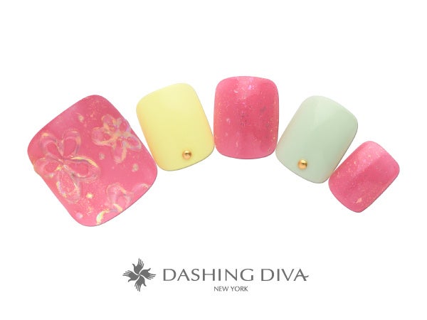 立体のオーロラフラワーはぷっくり感を楽しんで