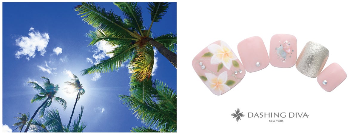 プルメリアの上品な花姿を映しとったデザイン