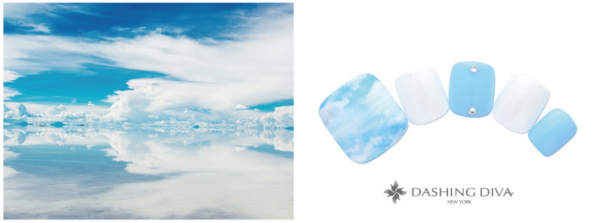 空を湖面に映し出す神秘的な天空の鏡をイメージ