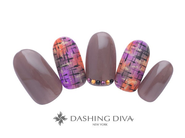 ハロウィンカラーのツイードとストーンは大人女子にぴったり