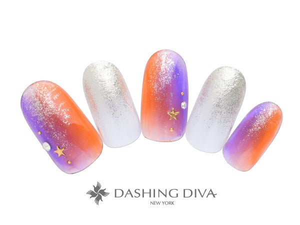 ハロウィンカラーな大人の塗りかけは普段使いにも◎