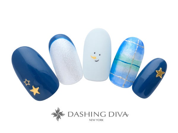 ちょこんとキュートな雪だるまと手書き風の優しいチェック