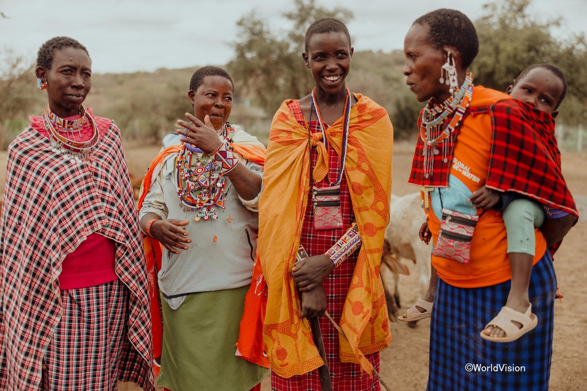 ケニア　マサイのコミュニティの人々