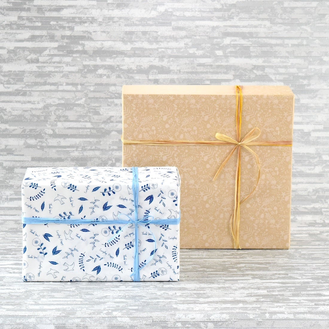 ラッピング：バード、ナチュラル