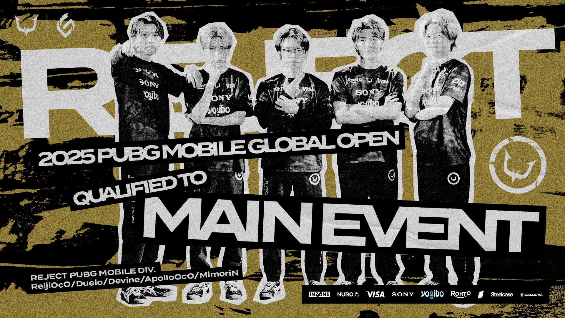 REJECT、PUBG MOBILE世界大会連覇へ!日本予選優勝でウズベキスタンへ REJECT、PUBG MOBILE世界大会連覇へ!日本予選優勝でウズベキスタンへ