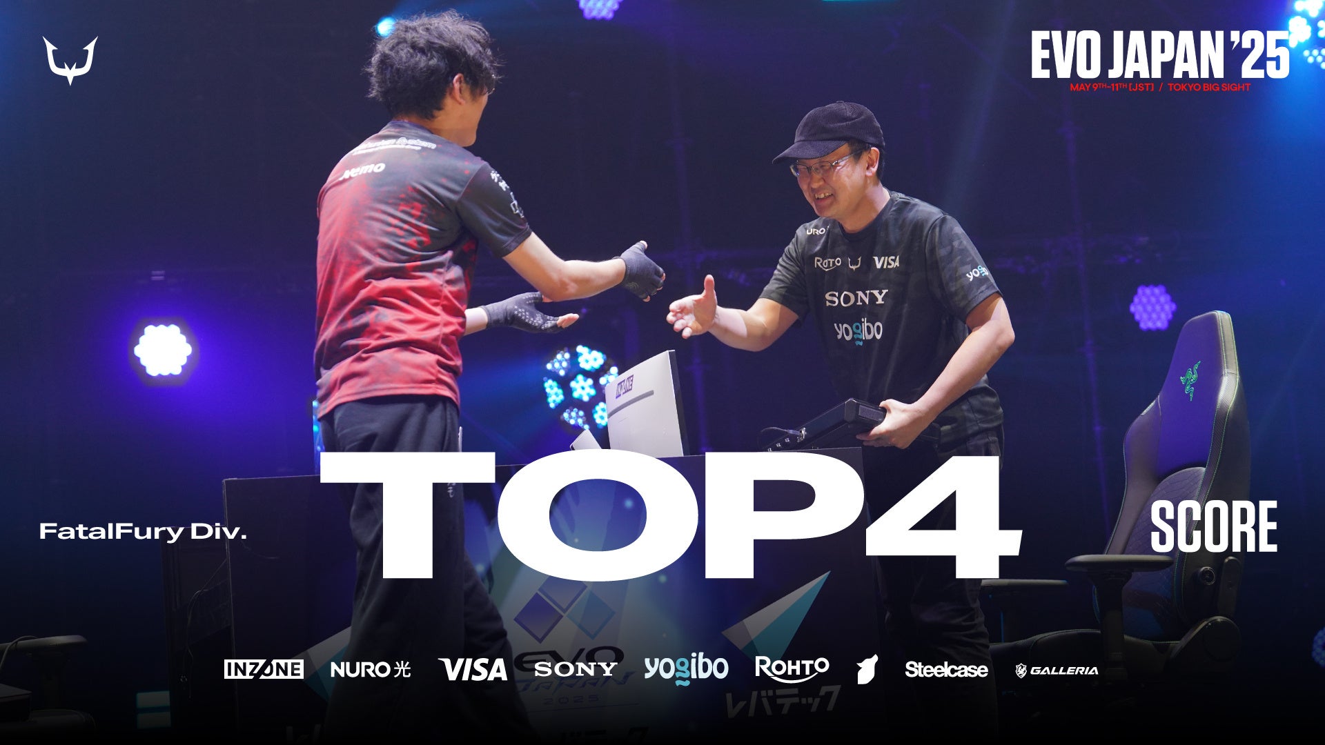 REJECT SCORE選手、EVO Japan餓狼伝説で4位! REJECT SCORE選手、EVO Japan餓狼伝説で4位!