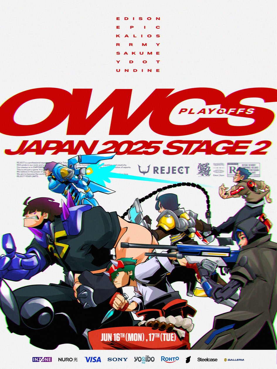 REJECT、OWCS Japan 2025 Stage2へ!世界への挑戦 REJECT、OWCS Japan 2025 Stage2へ!世界への挑戦