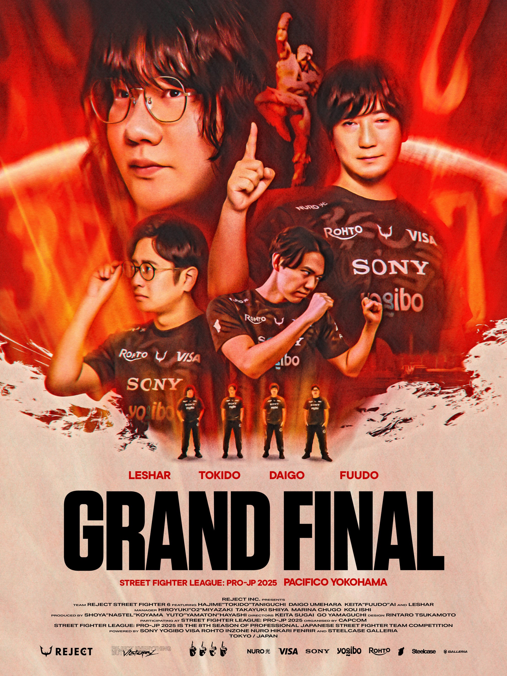 REJECT、ストリートファイターリーグ決勝へ！世界への切符を掴め