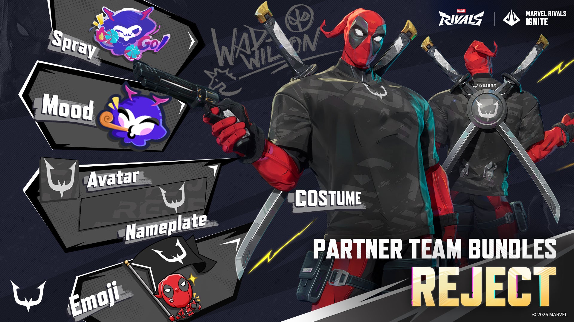 REJECT、『Marvel Rivals』参戦!限定バンドル登場 REJECT、『Marvel Rivals』参戦!限定バンドル登場