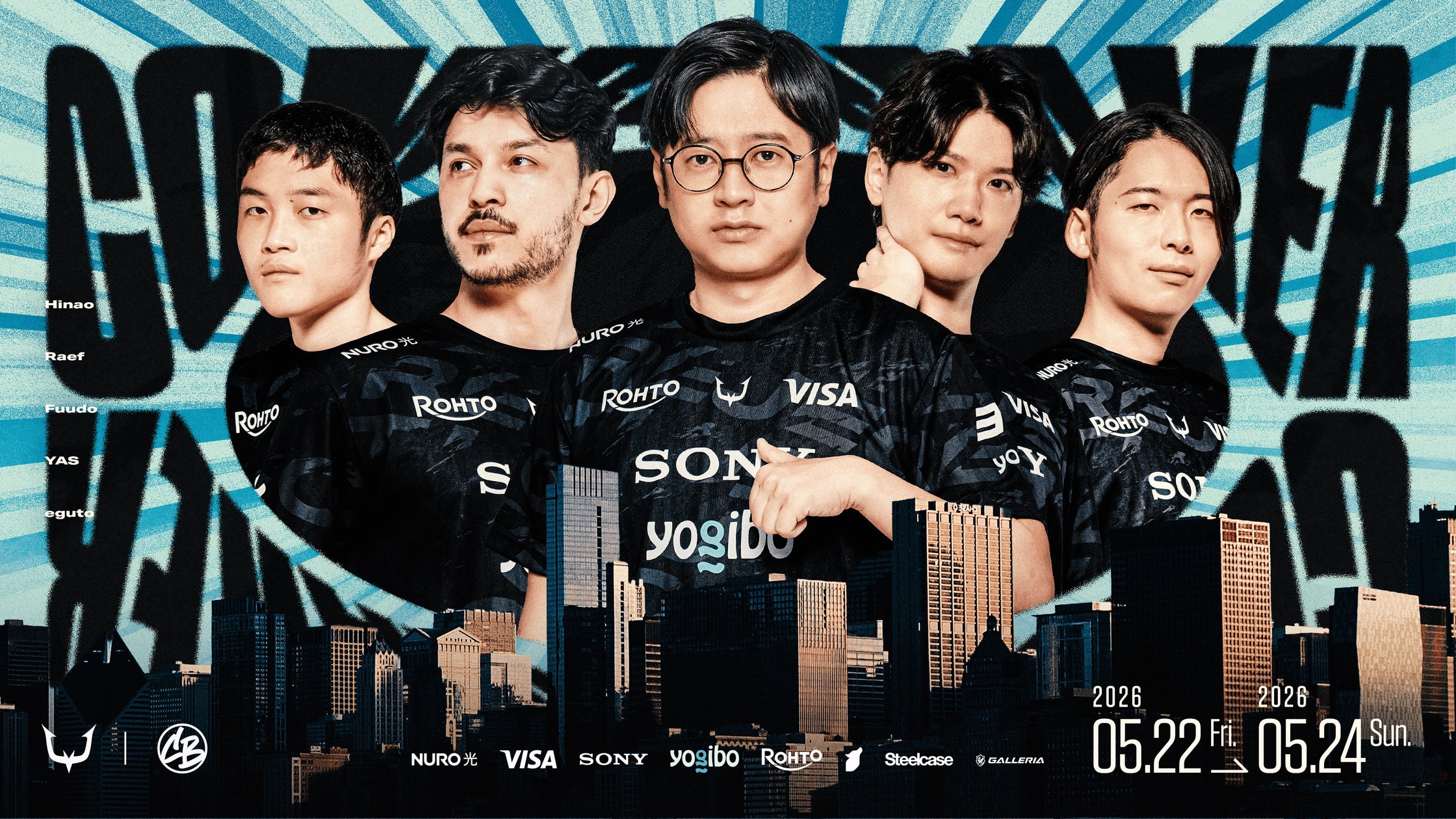 REJECT、世界へ!格ゲー『COMBO BREAKER 2026』出場 REJECT、世界へ!格ゲー『COMBO BREAKER 2026』出場