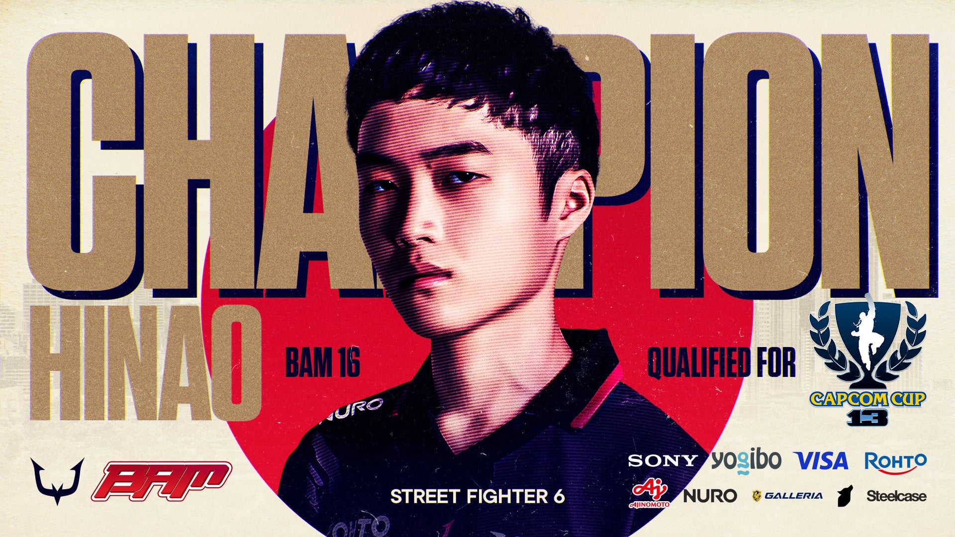 15歳ひなお、世界大会『Capcom Cup 13』出場権獲得!REJECTに朗報 15歳ひなお、世界大会『Capcom Cup 13』出場権獲得!REJECTに朗報