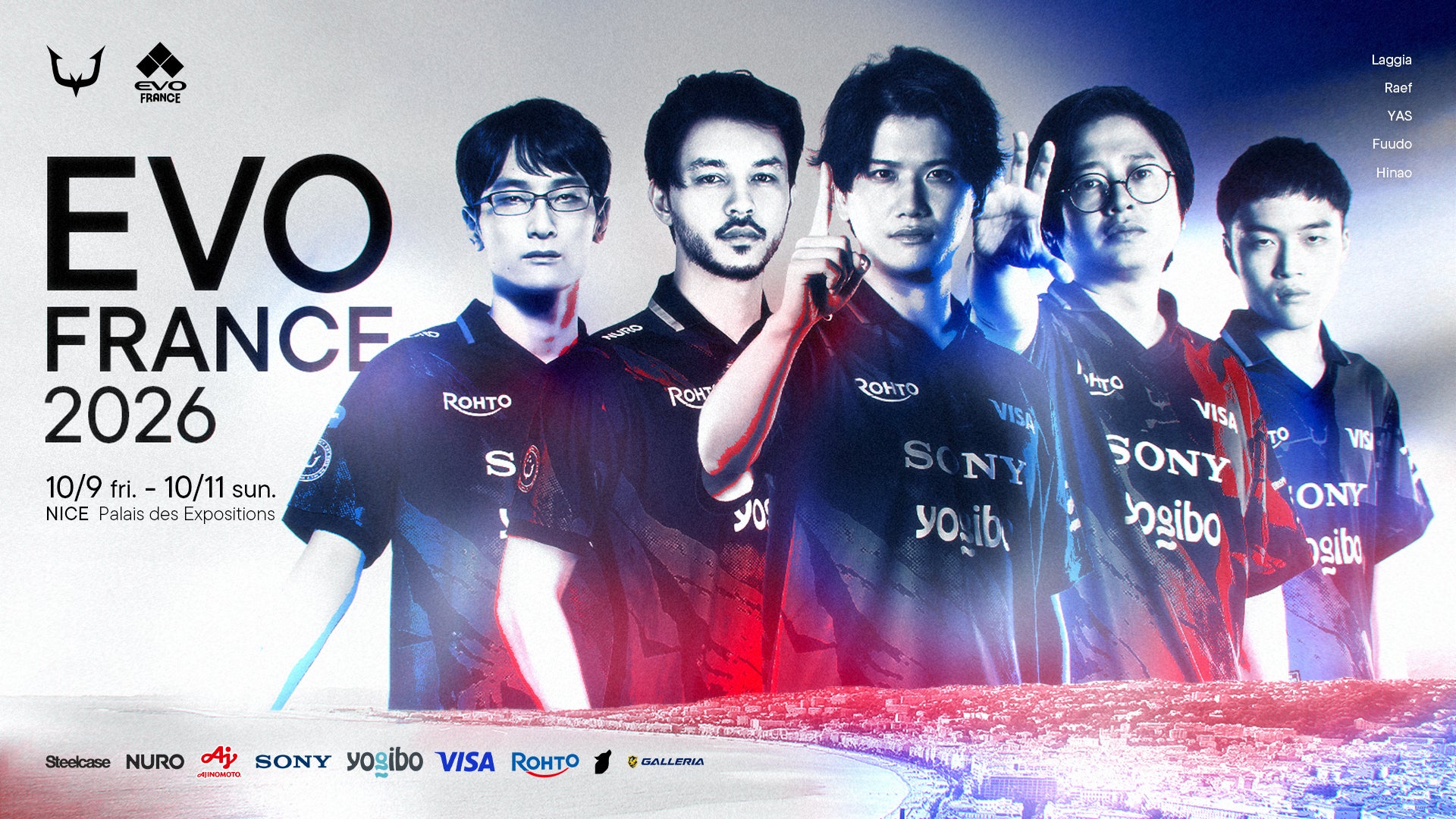 REJECT、仏EVO FRANCE 2026出場!スト6で年間王者目指す REJECT、仏EVO FRANCE 2026出場!スト6で年間王者目指す