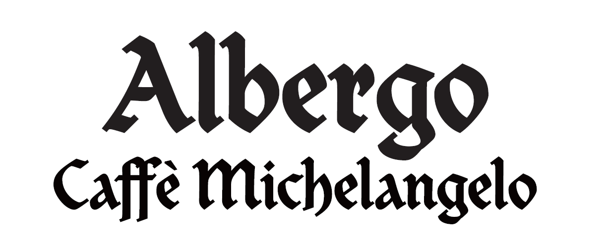 1階カフェ「Albergo Caffè Michelangelo」のロゴマーク