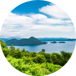 サイロ展望台からの眺め