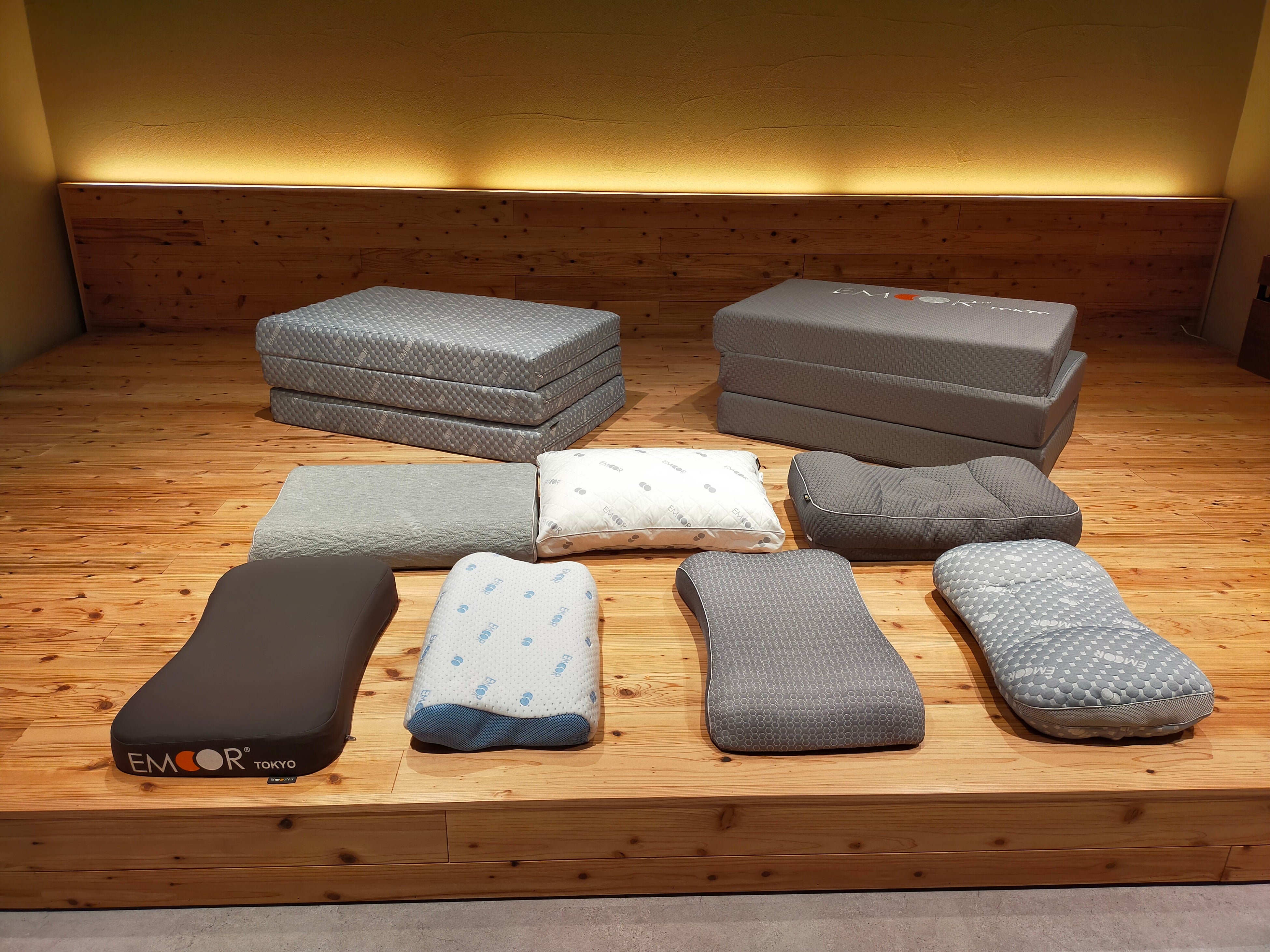 常時10種類以上の枕を常備