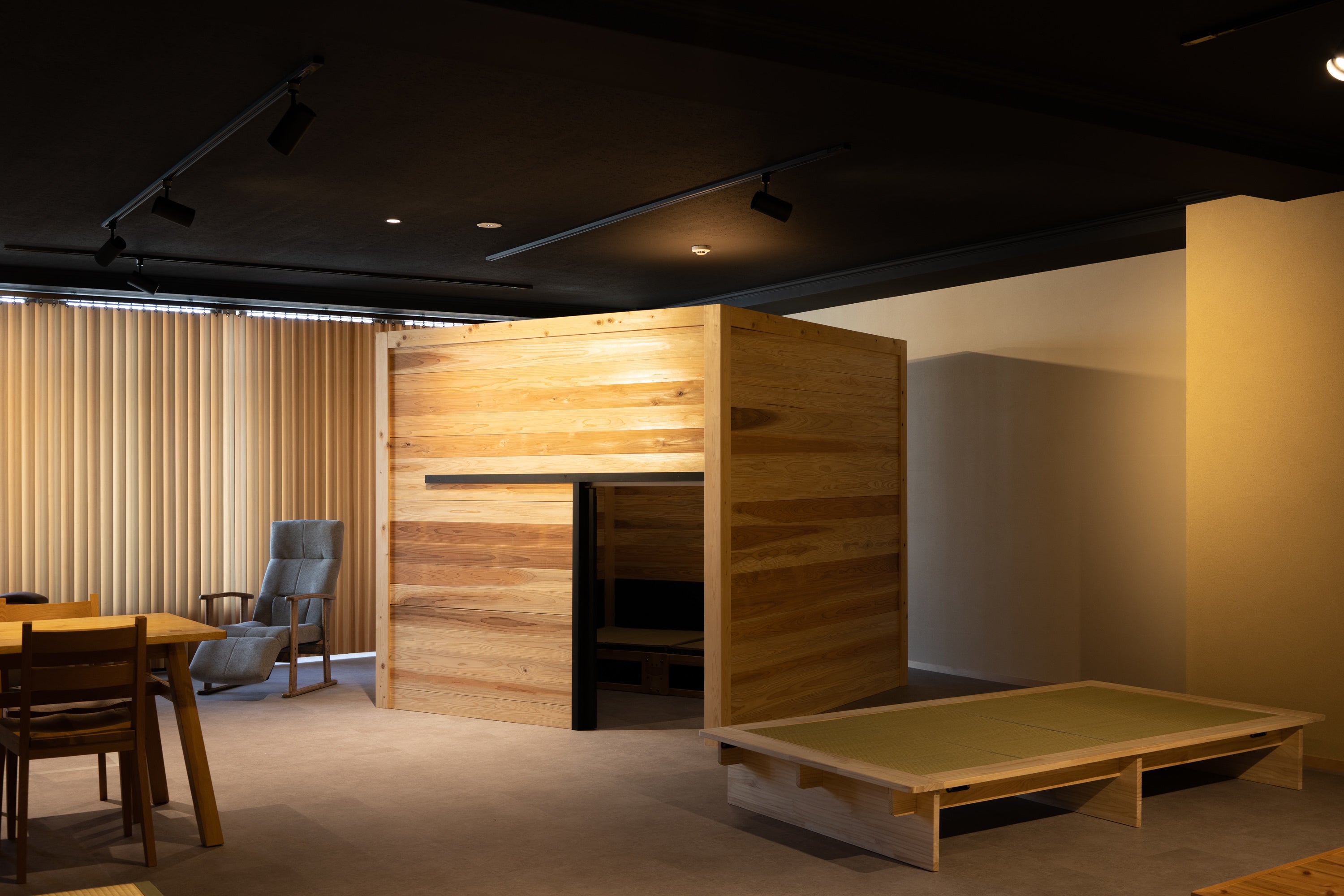 茶室でゆったり寝試し