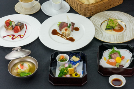 夕食：和洋折衷「蓼科」 