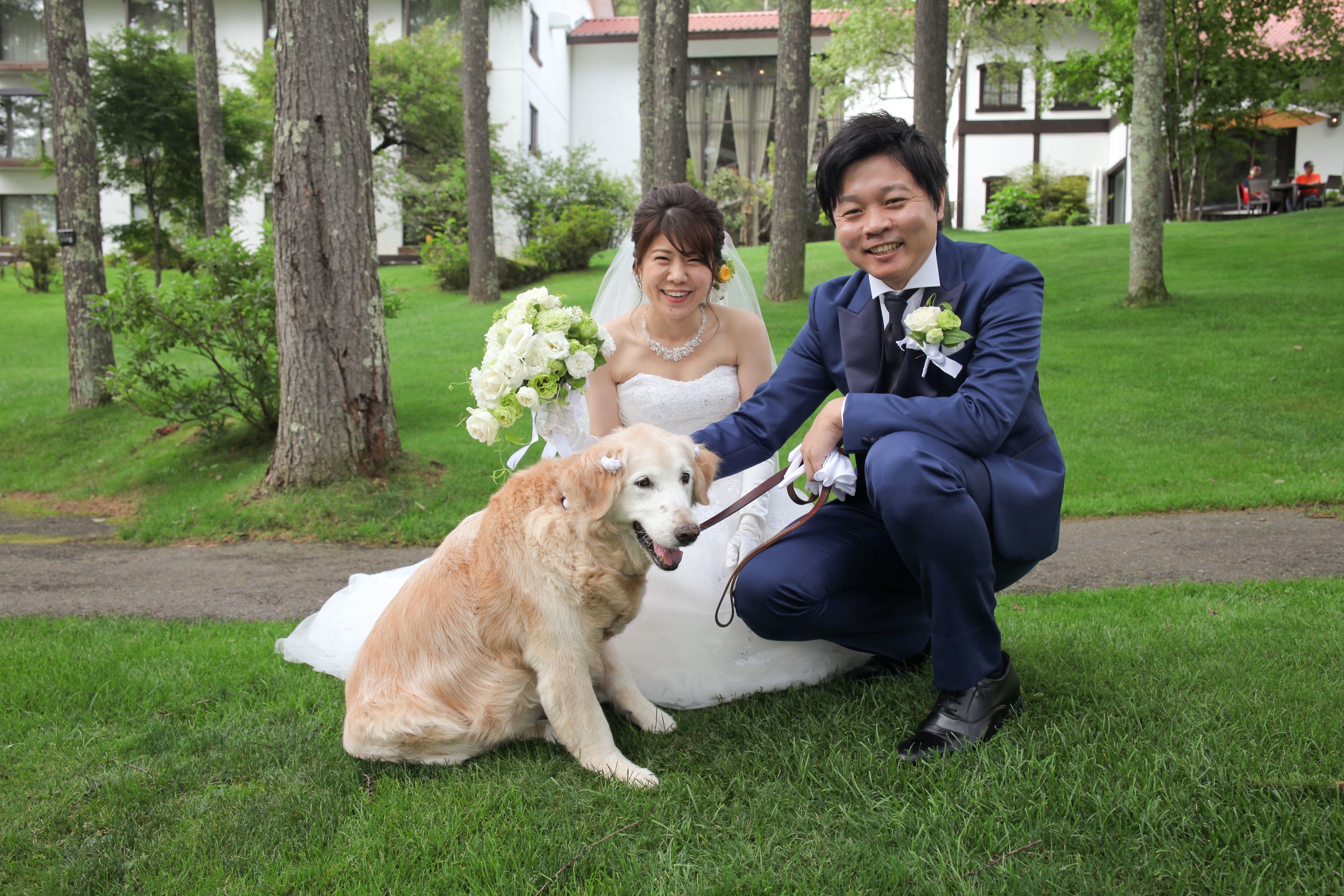 ペットと一緒にロケーションフォト