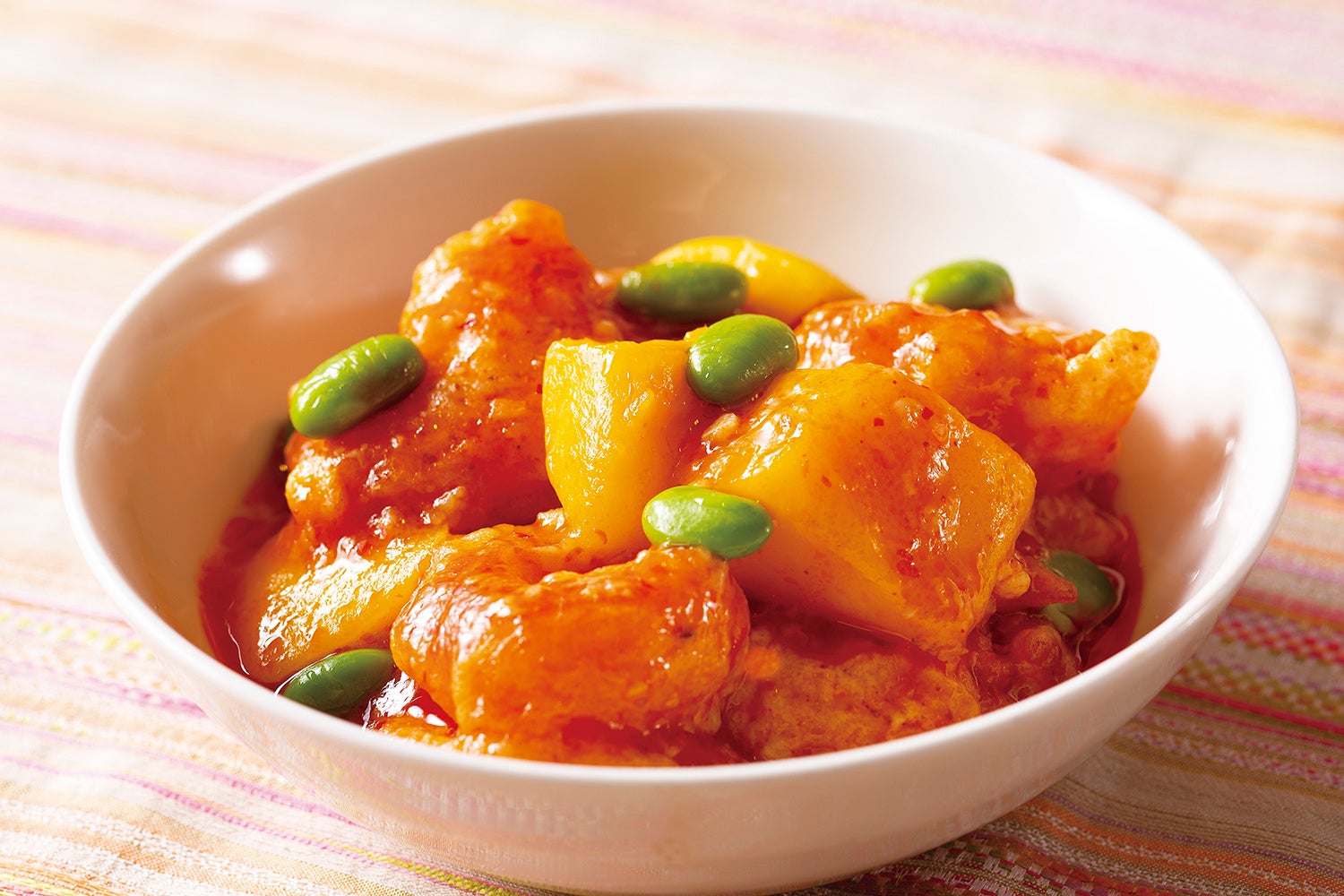 海老とマンゴーのチリソース煮