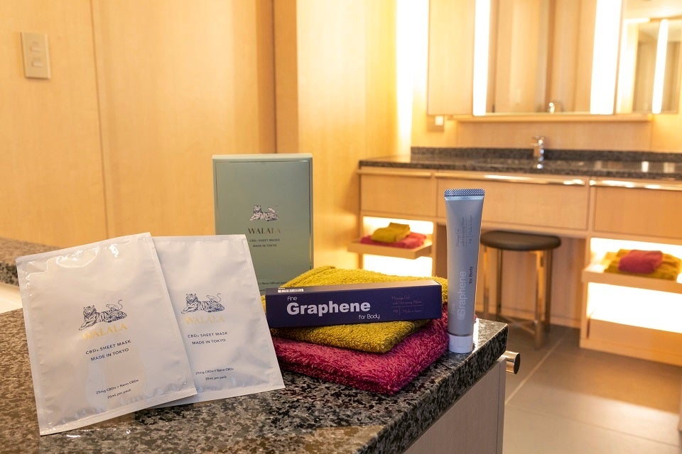 魅力的なバスアメニティも充実