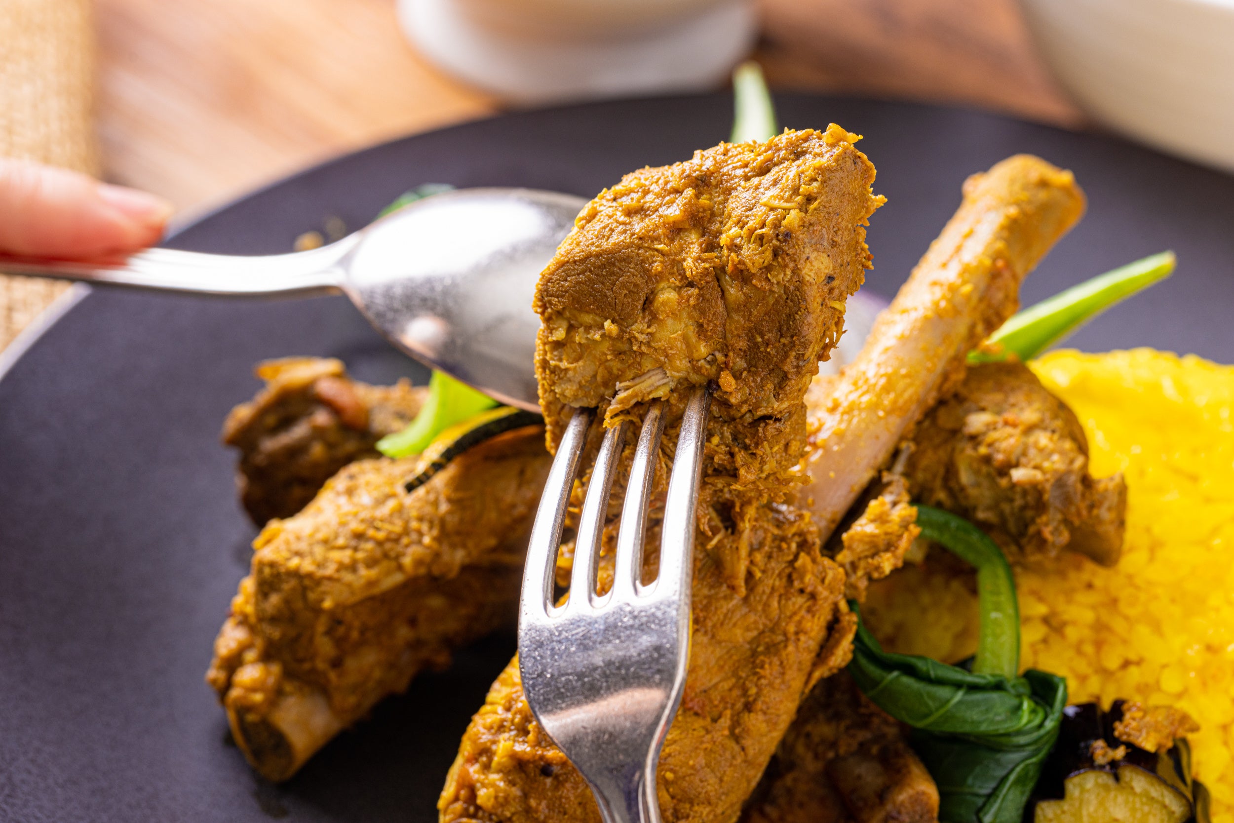 スペアリブポークビンダルー