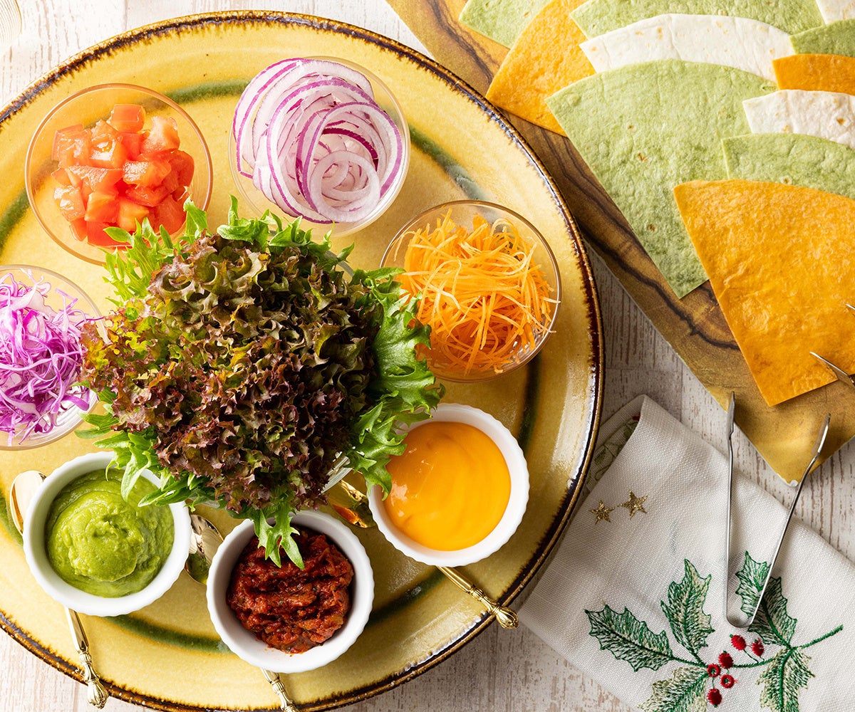 「自分で作るトルティーヤサンド」（★）