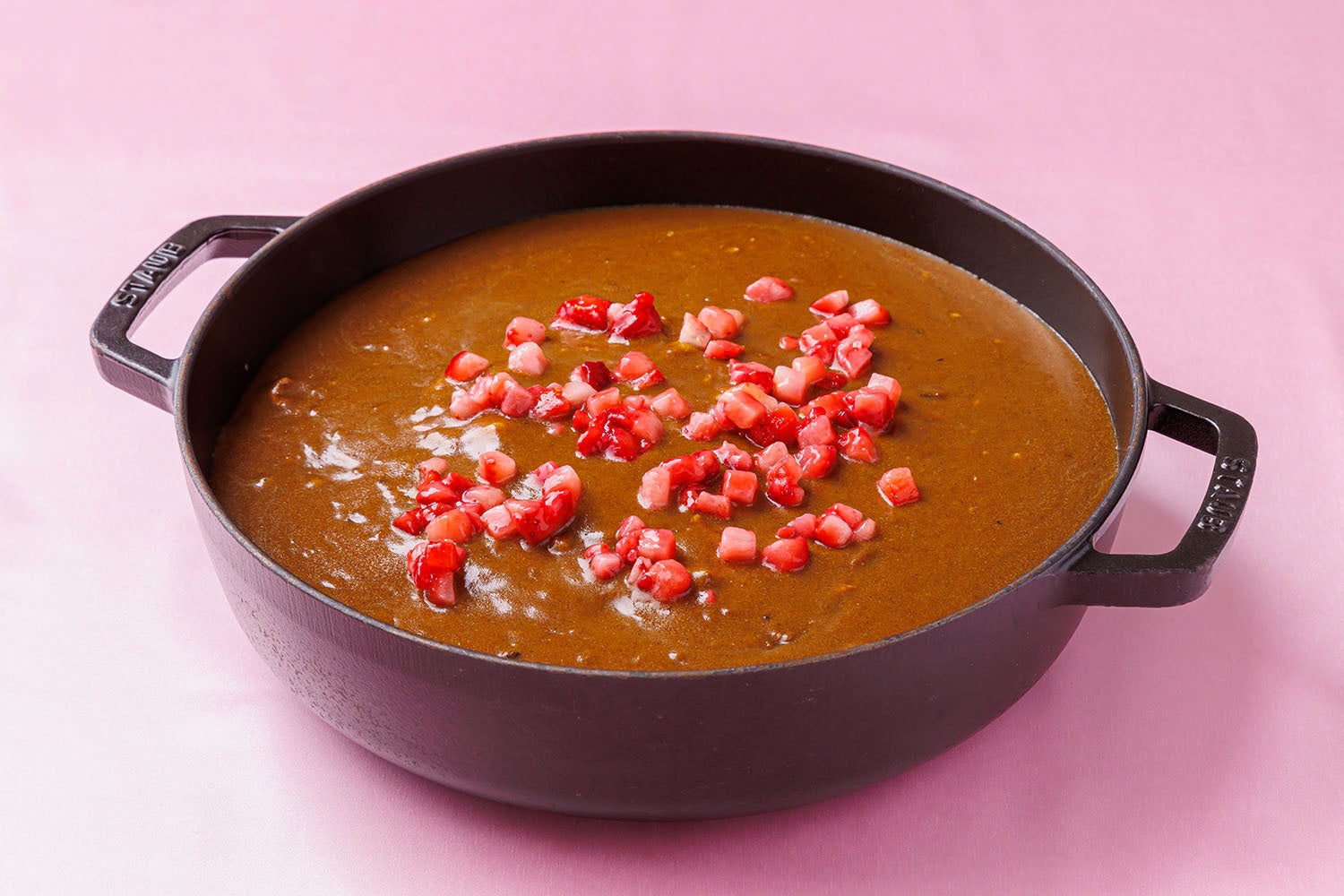 ▲いちごカレー