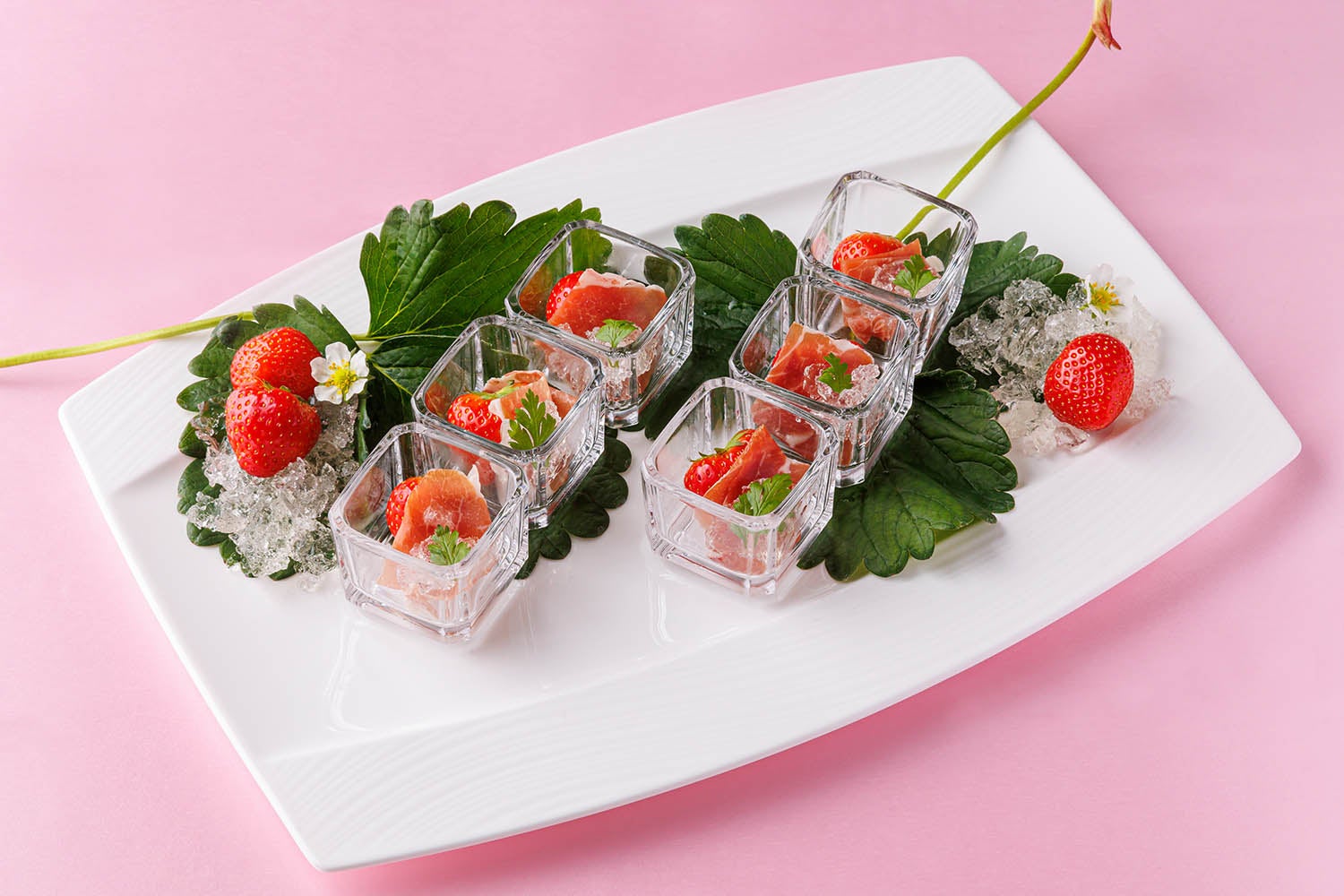 ▲生ハムいちご