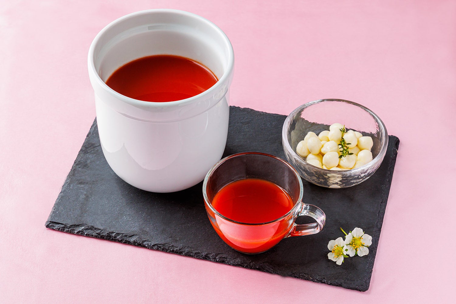 ▲いちごのガスパチョ