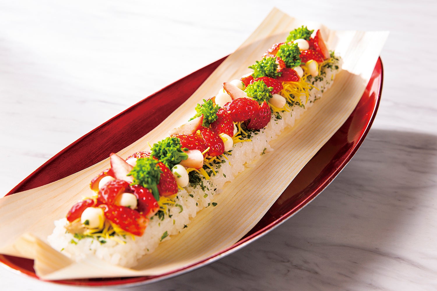 いちご畑のちらし寿司