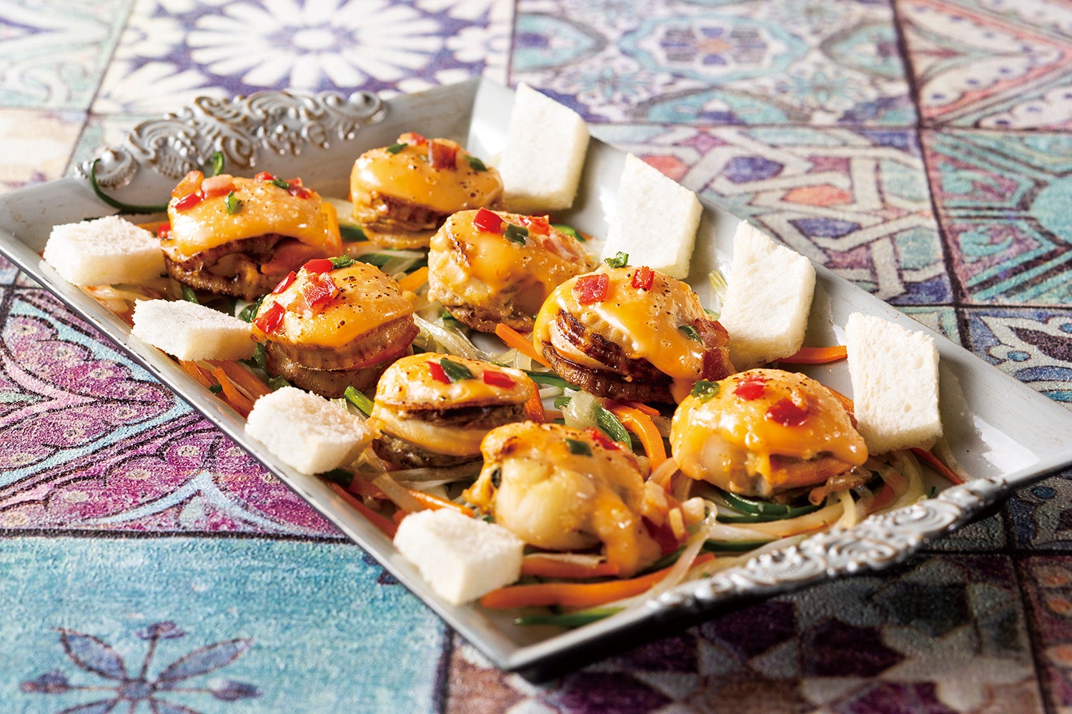 ホタテ貝の軽いグラティネ カークパトリック風