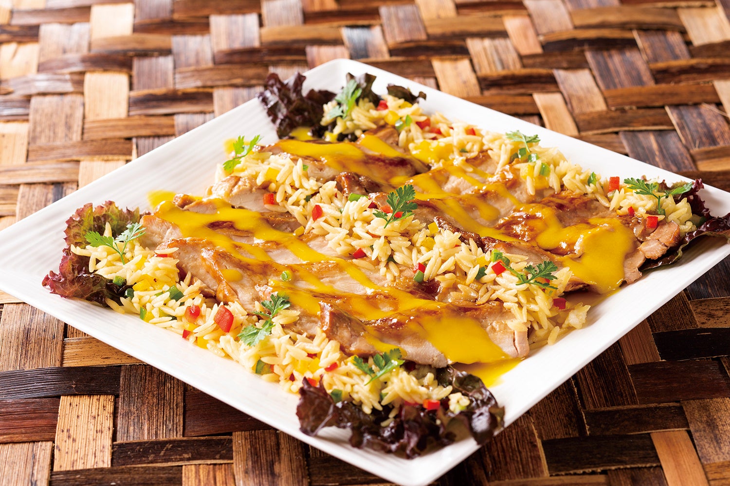 冷製テリヤキチキン マンゴーヴィネガーソース