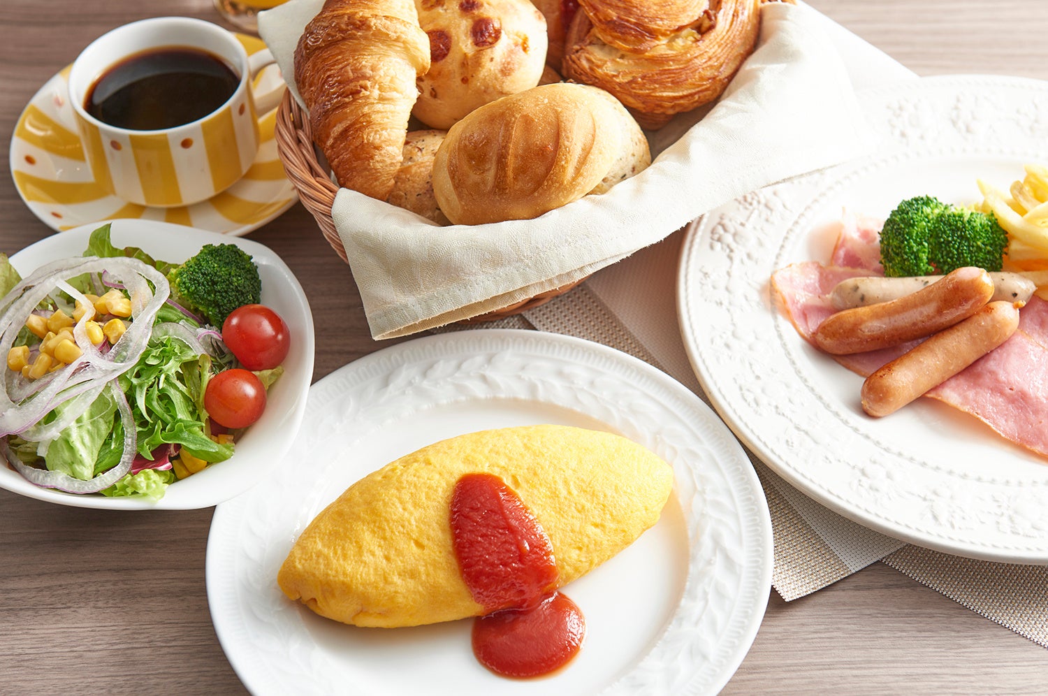 朝食ブッフェ　イメージ