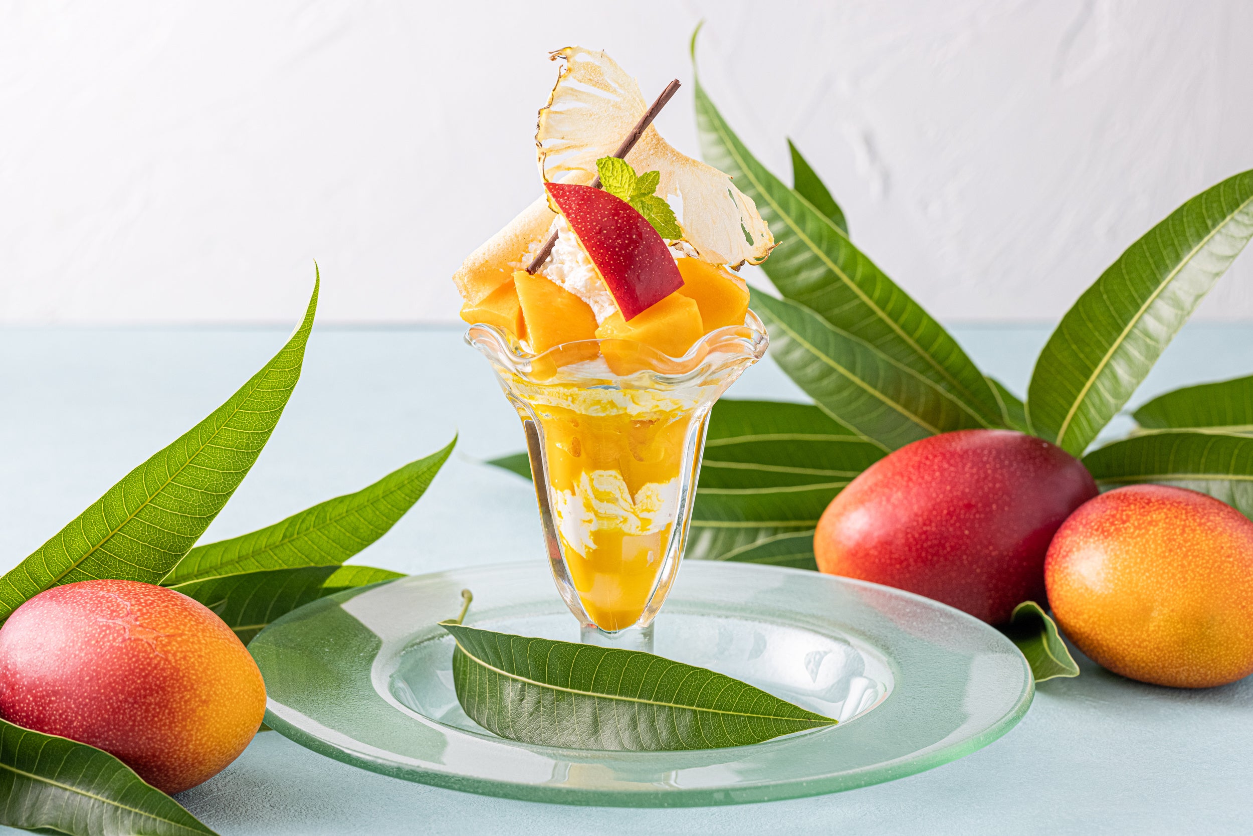 河津産マンゴーパフェ