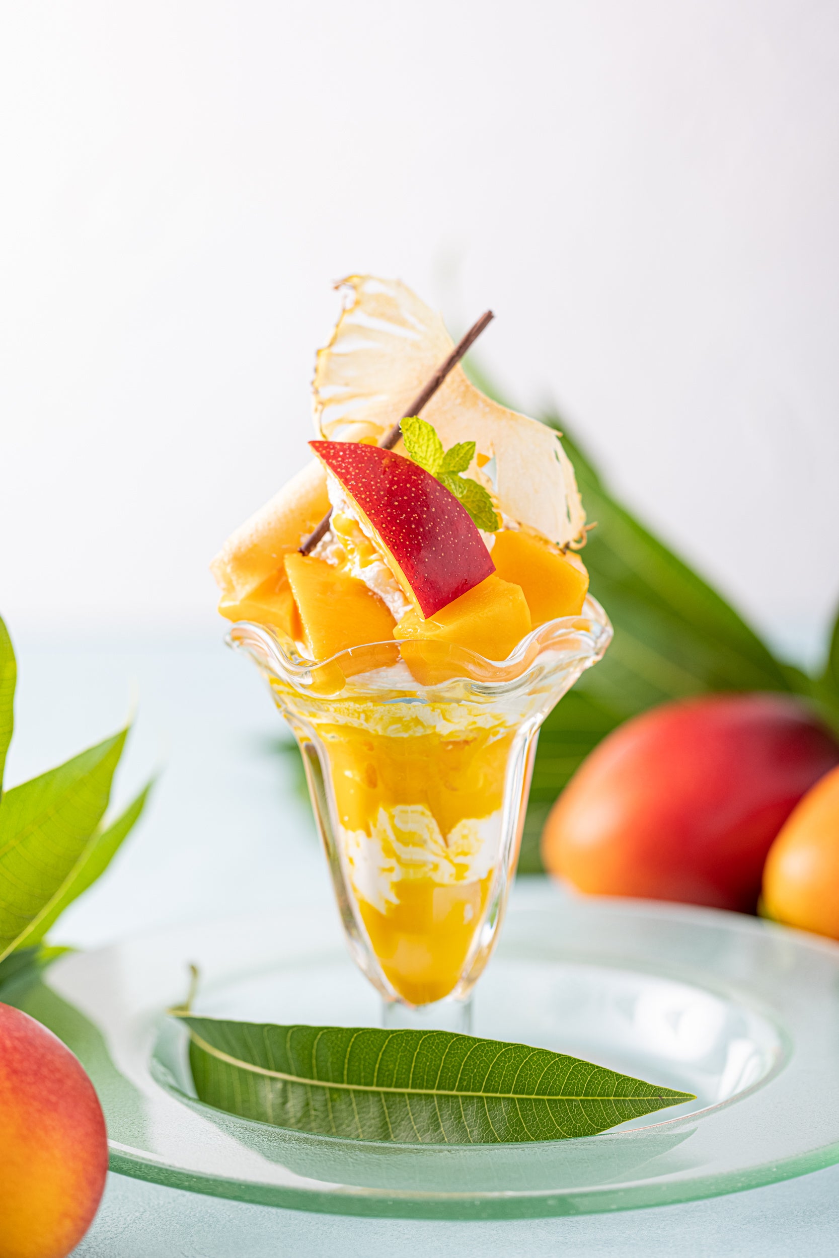 河津産マンゴーパフェ